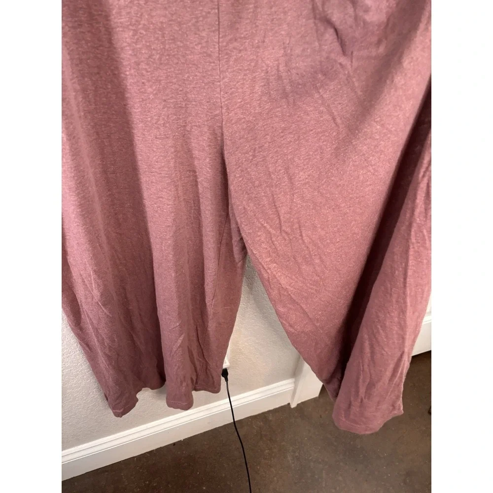 Free People Beach Luster One Piece Jumpsuit M/L Oversized Wide Leg Antique Oak
